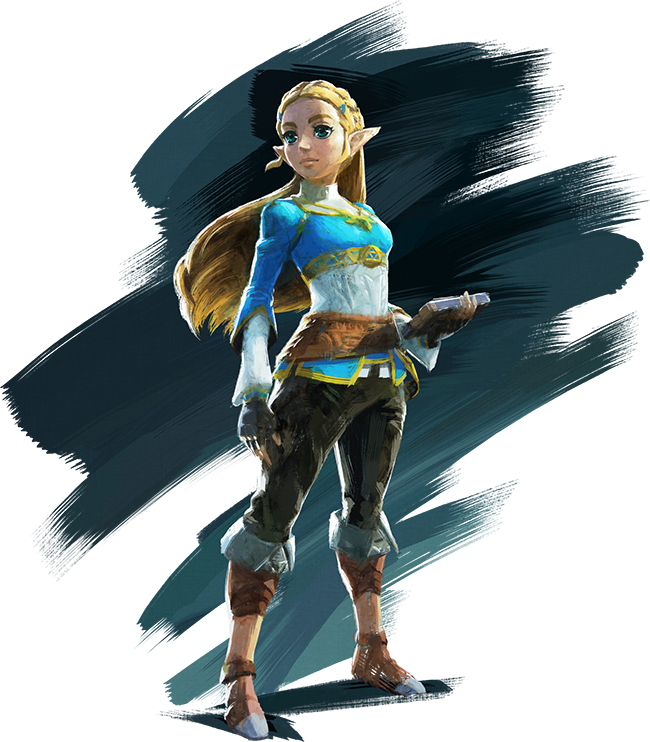 Zelda regarde au loin